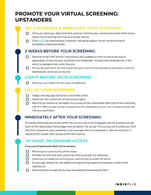 Promote Your Virtual Screening Upstanders